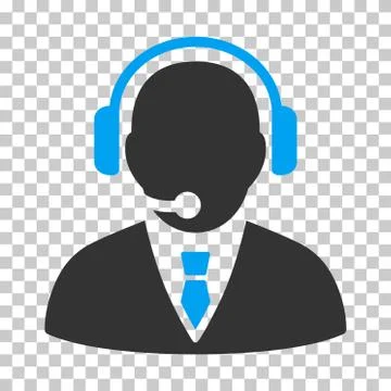 Support Manager Vector Icon Stock Illustration