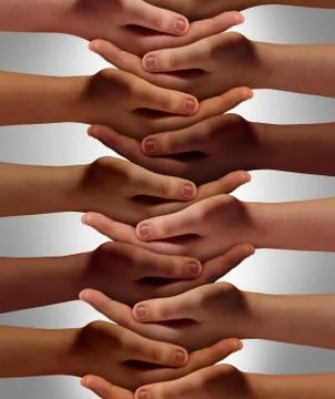 Support Network Stock Illustration