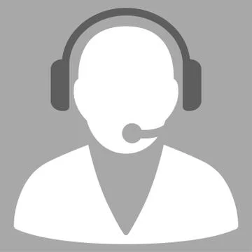 Support Operator Icon 스톡 일러스트