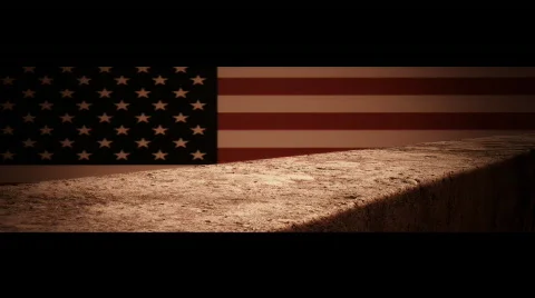 Support Our Troops graphic title Stock Footage 308399