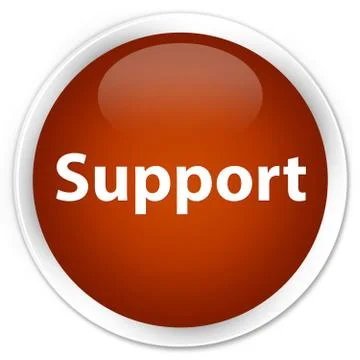Support premium brown round button Stock-Illustration
