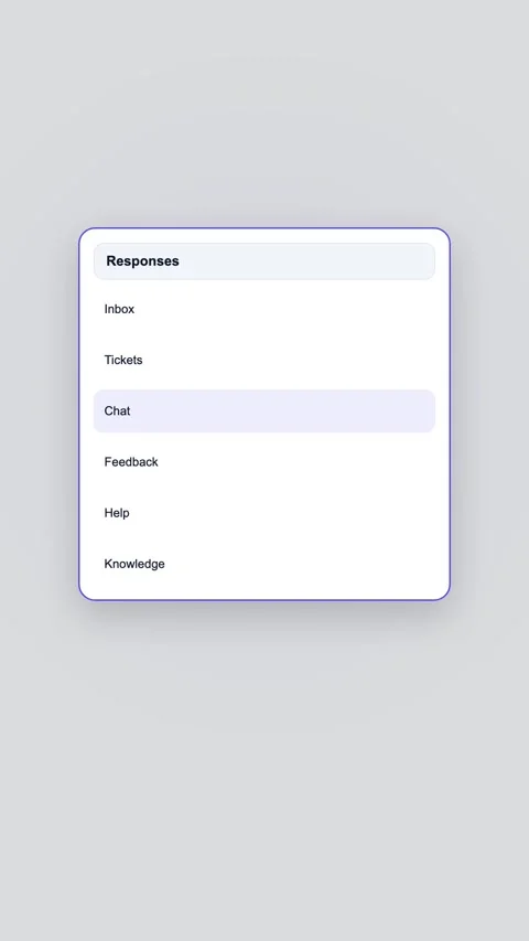 Support Response Composer Generic SaaS Interface Vertical Animation Stock Footage 345154261