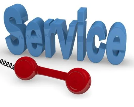 Support, service concept 3d rendering Stockillustratie