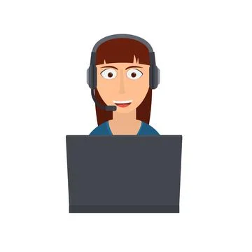 Support service イラスト素材