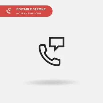 Support Simple vector icon. Illustration symbol design template for web mobil Illustrazione stock