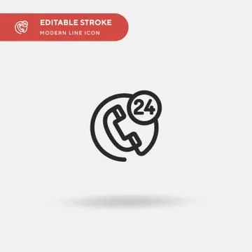 Support Simple vector icon. Illustration symbol design template for web mobil Stock Illustration
