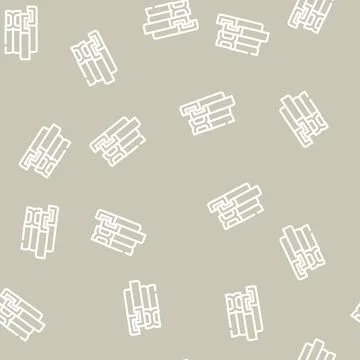 Support structures, beams and channels building material line seamless patter Stock Illustration