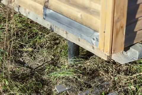 Support sunk into the ground Photos