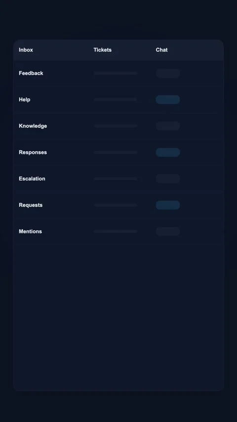 Support Tag Manager Generic SaaS Interface Vertical Animation Stock Footage 345154273