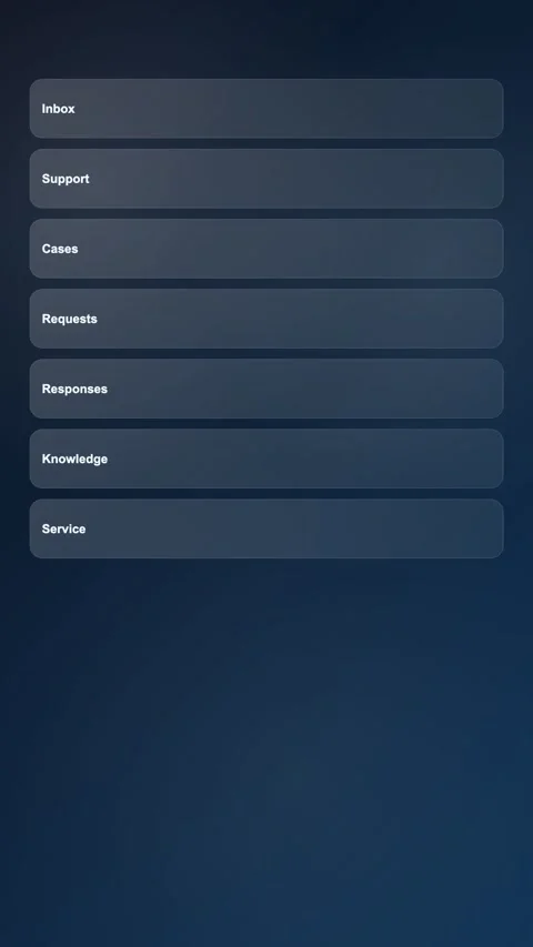Support Team Console Premium Gradient SaaS Interface Vertical Animation Stock Footage 345154657