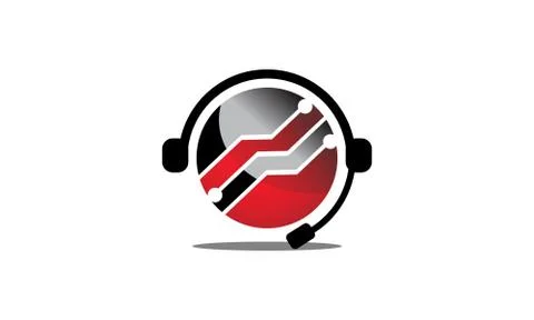 Support Technology Customer service Stock Illustration