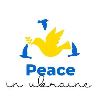 Support ukraine vector design Stock Illustration