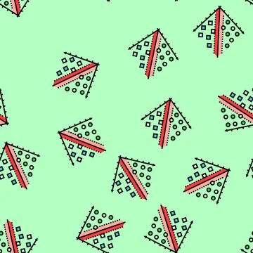 Support vector machine svm vector seamless pattern 库存插图