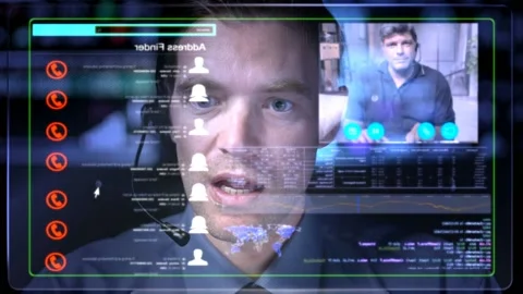 Support With Video Chat Video stock 200158968