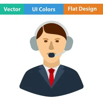 Support worker icon Stock Illustration