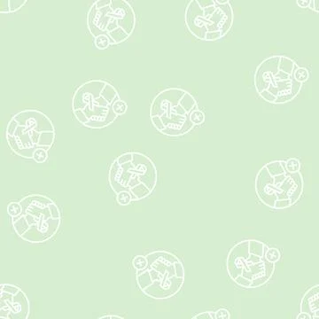 Supportive dermato-oncology program line seamless pattern イラスト素材