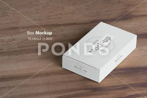 Suppositories packaging on wooden table background mock-up series Modello PSD