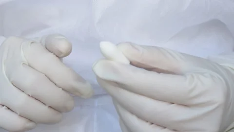 Suppository for anal or vaginal use. temperature, fever 库存影片 180079325