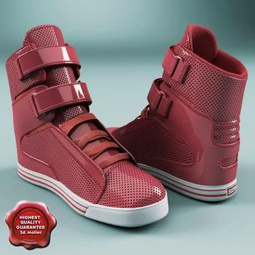 Supra TK Society Sneakers 3D Model