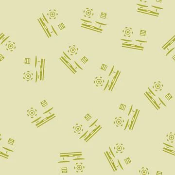 Supremacy quantum computer glyph vector seamless pattern Illustrazione stock