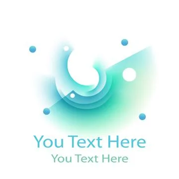 Suprematism style abstract backround template  ocean blue Stock Illustration