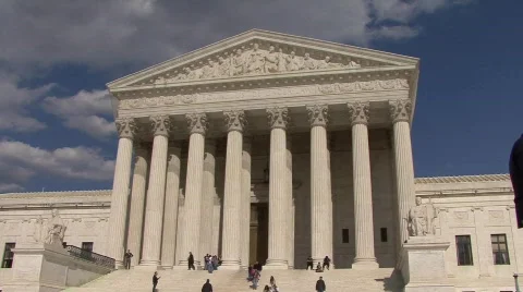 Supreme Court Building Stock Footage