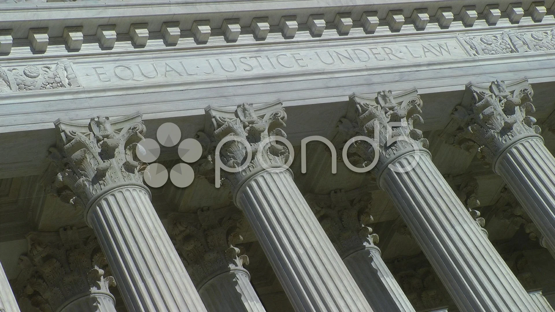 U.S. Supreme Court - Equal Justice Under, Stock Video