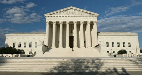 Supreme Court of the United States Washington DC USA Stock Footage