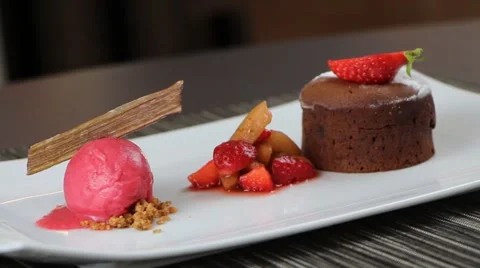 Supreme dessert Stock Footage 47546782