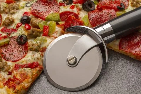 Supreme pizza Stock-Fotos