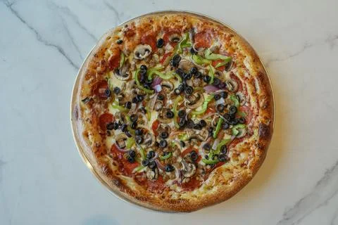 Supreme pizza Stock Photos