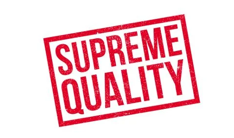 Supreme Quality rubber stamp Stock Illustration