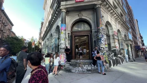 Supreme store old Germania Bank Stock Video Pond5
