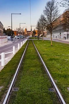 Sur les rails Stock Photos