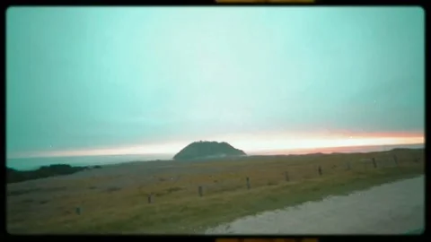 Sur Side Coast Vintage. Stock Footage 169127733