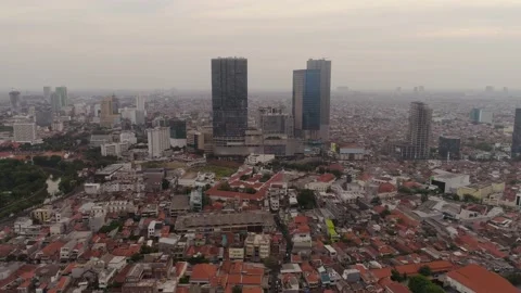 Surabaya capital city east java, indonesia Vídeo Stock 222246512