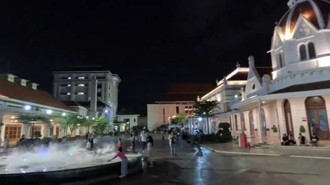 Surabaya City Square Stock Footage 285318901