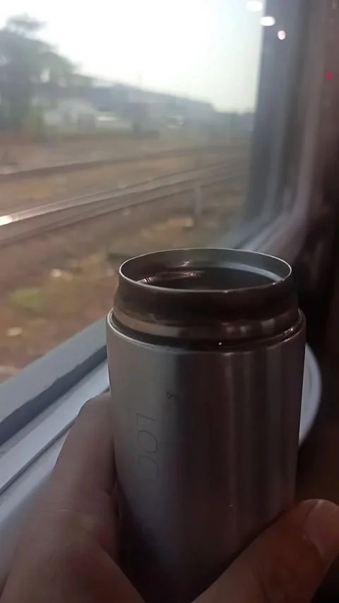 Surabaya East Java Indonesia. Footage video of train Journey. On July 4 2025 Vídeo Stock 313257878