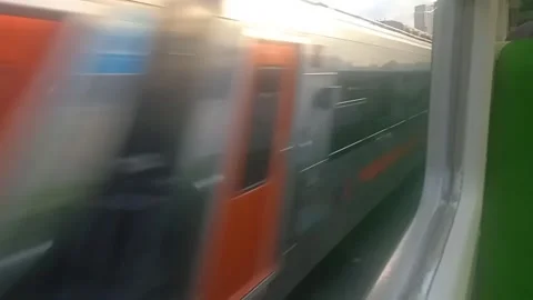Surabaya East Java Indonesia. Footage video of train Journey. On July 4 2025 Stock Footage 313259230