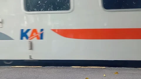 Surabaya East Java Indonesia. Train Journey: Departing Station. On June 17 2025 Stock Footage 311754047