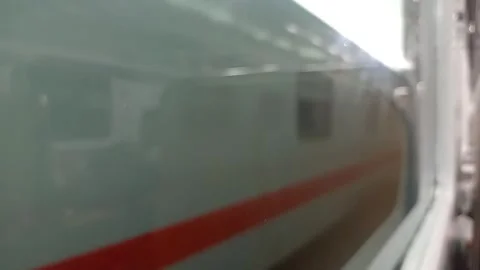 Surabaya East Java Indonesia. Train Journey: Departing. On June 17 2025 Stock Footage 313256257