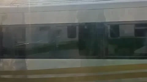 Surabaya East Java Indonesia. Train Journey: Departing. On June 17 2025 Video stock 313256356