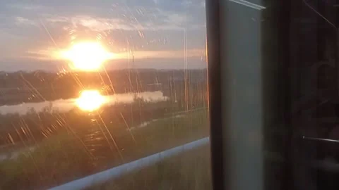 Surabaya East Java Indonesia. Window View Train Journey Video. On June 17 2025 스톡 동영상 311753723