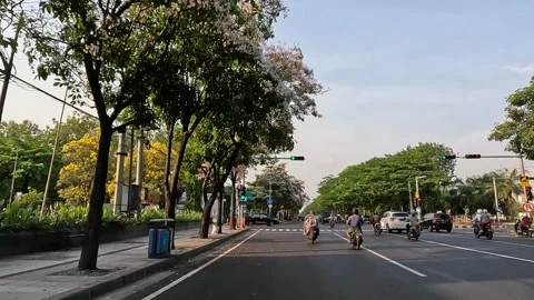 Surabaya street Stock Footage 287933776