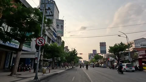 Surabaya street Stock Footage 287933941
