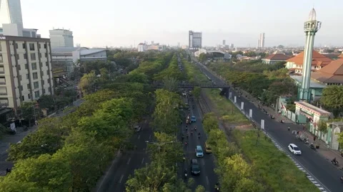 Surabaya A Yani Stock Footage 249309436