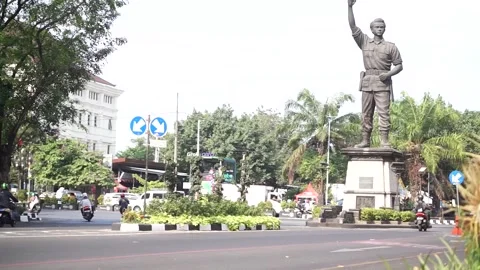 Surakarta city icon Stock Footage 296776115