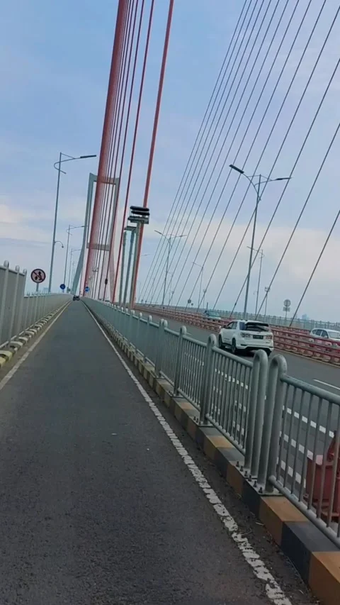 Suramadu Bridge East Java Indonesia Stock Footage 220139107