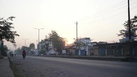 Surat sun rise Stock Footage 245284445