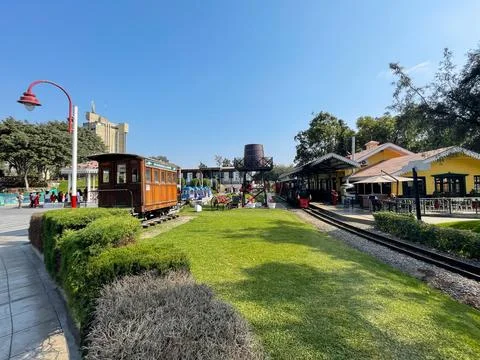 Surco Train Station Stock Photos